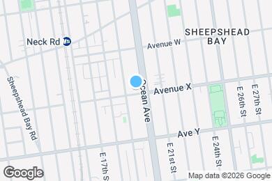Map image of the property - 1917 Avenue X