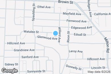 Map image of the property - 3024 Glenwood Ave