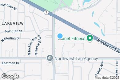 Map image of the property - 6550 N Meridian Ave
