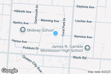 Map image of the property - 3123-3129 Ramona Ave