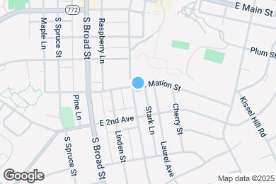 Map image of the property - 305 S Cedar St