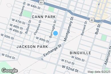 Map image of the property - 506 W 48th St