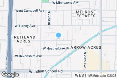 Map image of the property - 2132 W Glenrosa Ave