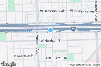 Map image of the property - 502 S Oakley Blvd