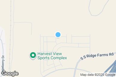 Map image of the property - 1157 W Hidden Spring Dr