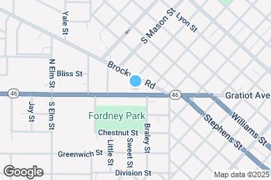 Map image of the property - 1116 Gratiot Ave