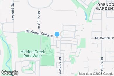 Map image of the property - Hidden Creek