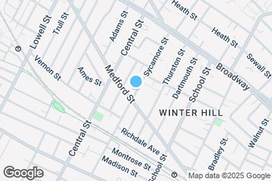 Map image of the property - 102 Sycamore St