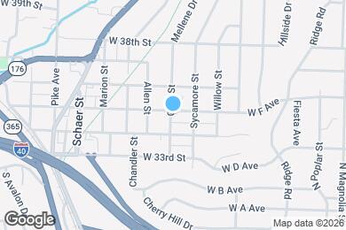 Map image of the property - 524 W 35th St