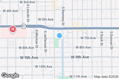 Map image of the property - The Courts