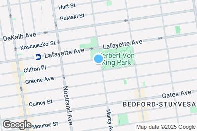Map image of the property - 726 Marcy Ave