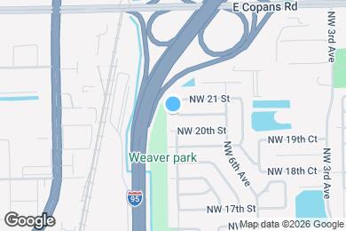 Map image of the property - 691 NW 20th Ct