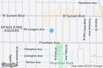 Map image of the property - 1338 N Gardner St