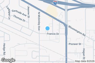 Map image of the property - 1502 N Ridgeway Ave