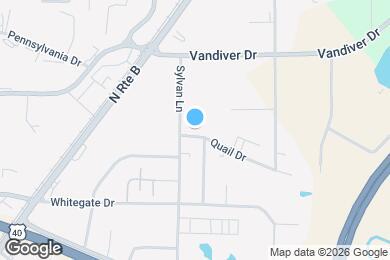 Map image of the property - 2417 Quail Dr