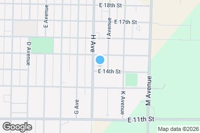Map image of the property - 1405 H Ave
