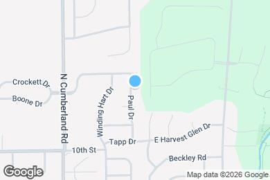 Map image of the property - 1215 Paul Dr