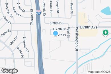 Map image of the property - 454 E 77th Pl