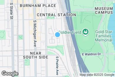 Map image of the property - 1511 S Prairie Ave