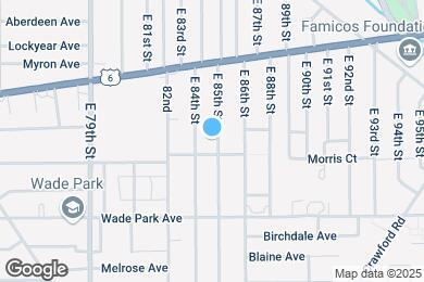 Map image of the property - 1380 E 85th St