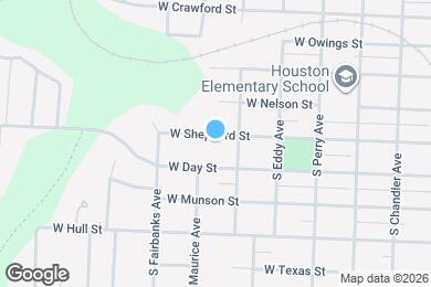 Map image of the property - 1418 W Shepherd St