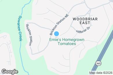 Map image of the property - 2172 Woodbriar Dr