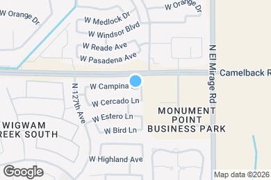 Map image of the property - 12511 W Campina Dr