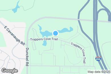 Map image of the property - Trappers Cove Apartments