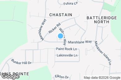 Map image of the property - 3669 Marshlane Way