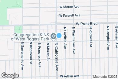Map image of the property - 6705 N California Ave