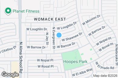 Map image of the property - 692 W Shawnee Dr