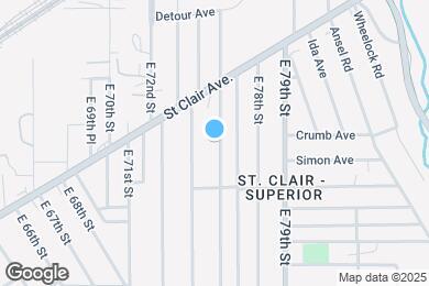 Map image of the property - 1002 E 76th St