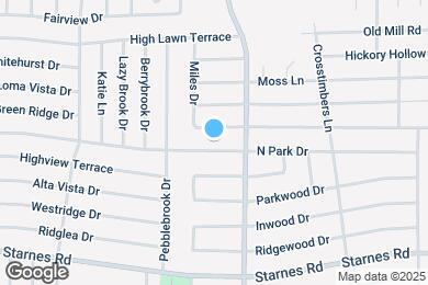 Map image of the property - 6637 N Park Dr