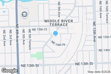 Map image of the property - 1470 N Dixie Hwy