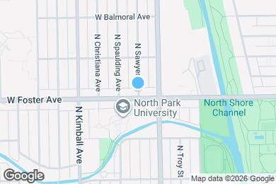 Map image of the property - 5208 N Sawyer Ave