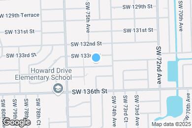 Map image of the property - 7475 SW 134th St