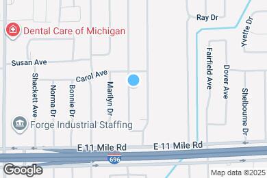 Map image of the property - 27412 Roan Ave