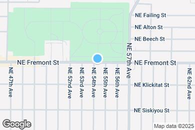 Map image of the property - 3438 NE 54th Ave