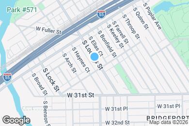 Map image of the property - 2968 S Loomis St