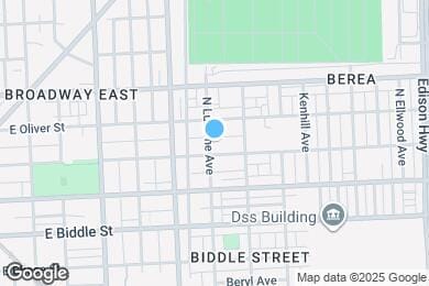 Map image of the property - 1403 N Luzerne Ave