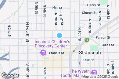 Map image of the property - 720 Faraon St