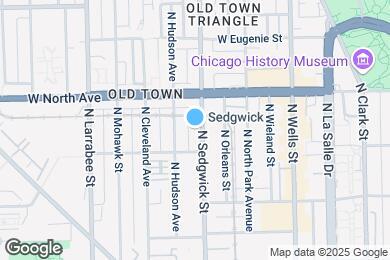 Map image of the property - 1520 N Sedgwick St
