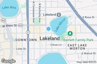 Map image of the property - Lake Mirror Tower Apartments