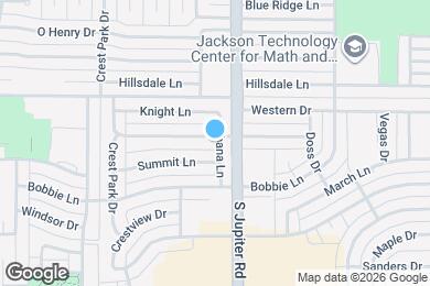 Map image of the property - 3502 Matador Dr