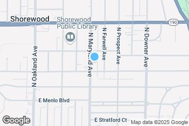 Map image of the property - 3816 N Maryland Ave