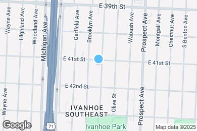 Map image of the property - 4106 Park Ave