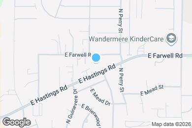 Map image of the property - 1123 E Hastings Rd