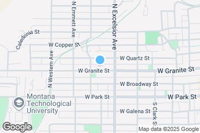 Map image of the property - 939 W Granite St