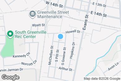 Map image of the property - 1627 S Pitt St