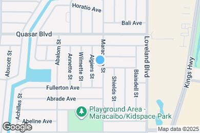 Map image of the property - 1355 Maracaibo St